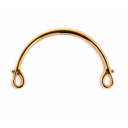 Manico per borsa con con ganci - Oro